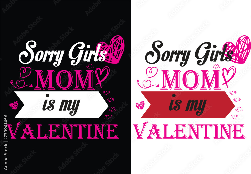 Valentine day t-shirt desing