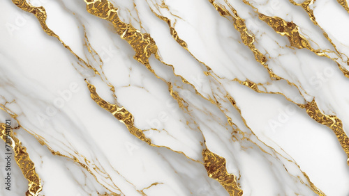 white marble  background with gold details
