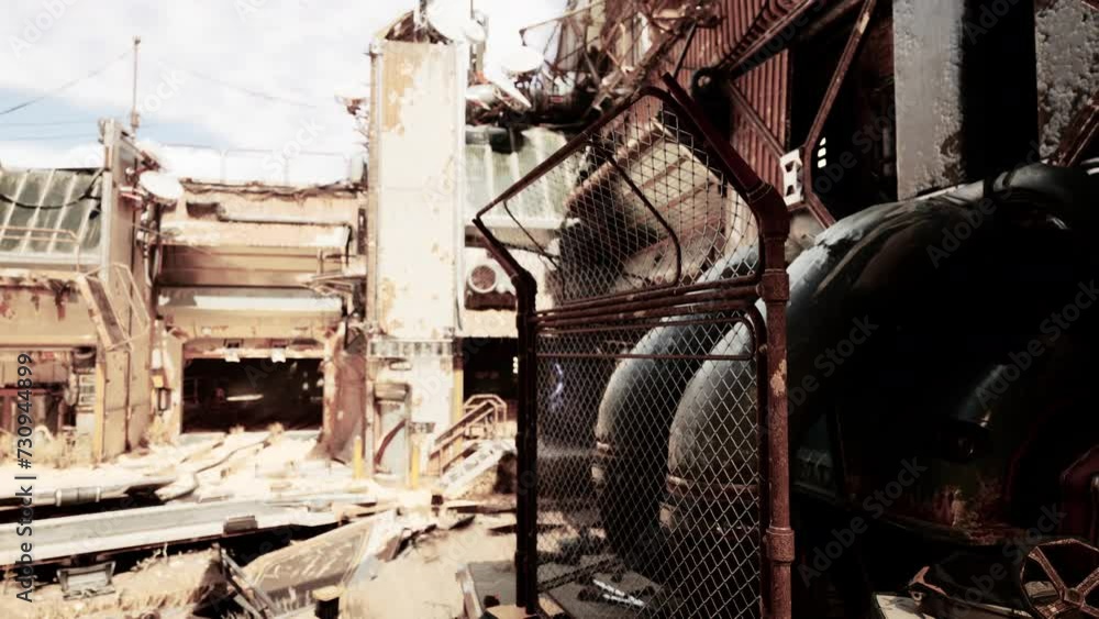 A building that has a bunch of pipes in it