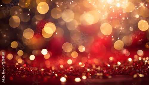 christmas xmas background red abstract valentine red glitter bokeh vintage lights happy holiday new year defocused