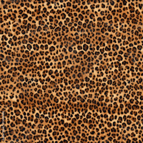 Close-Up of Natural Leopard Print Texture. High-detail leopard pattern with a realistic fur texture.