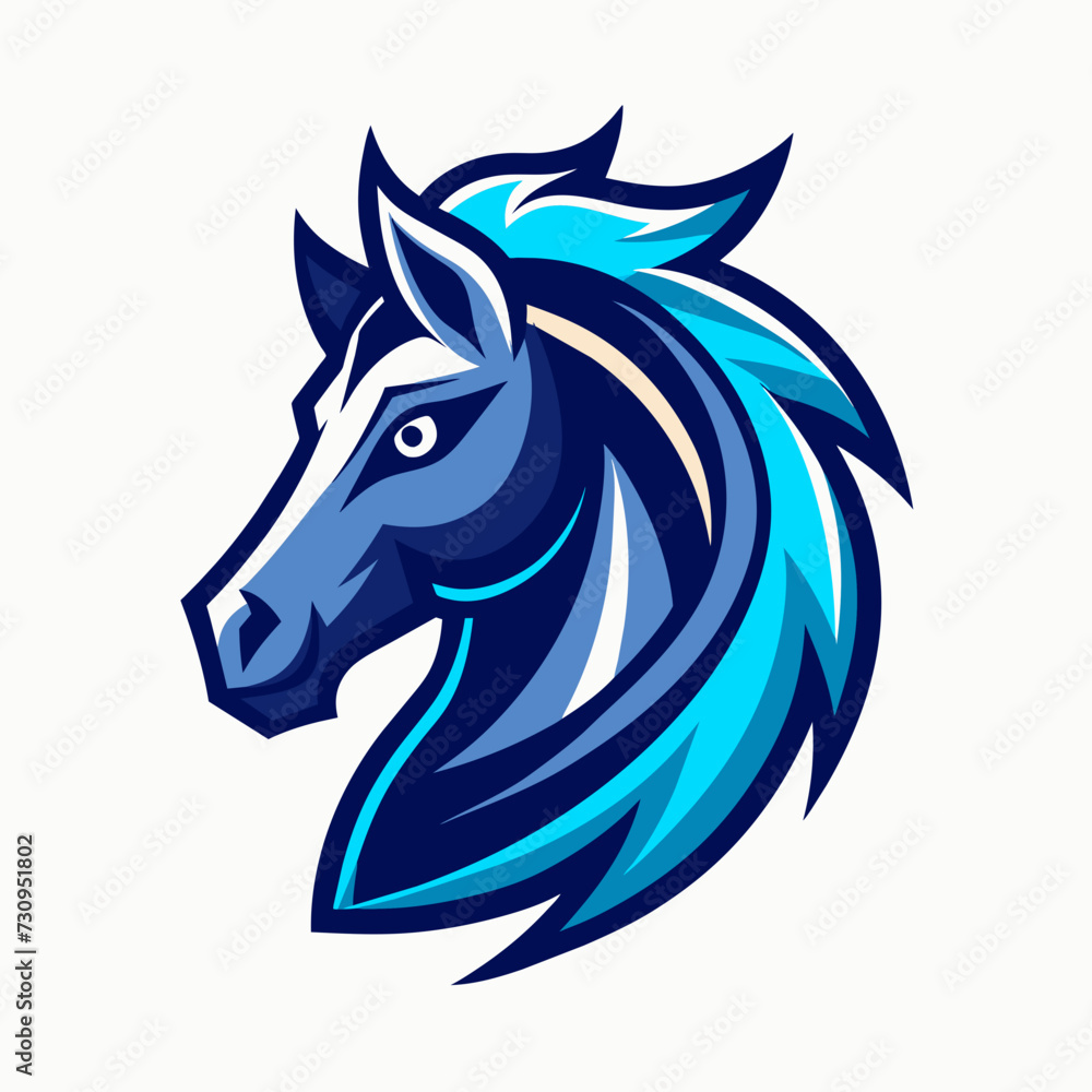 horse head log design horse head log design