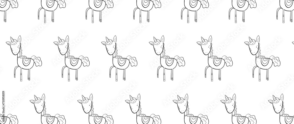Unicorn seamless pattern Unicorn seamless pattern