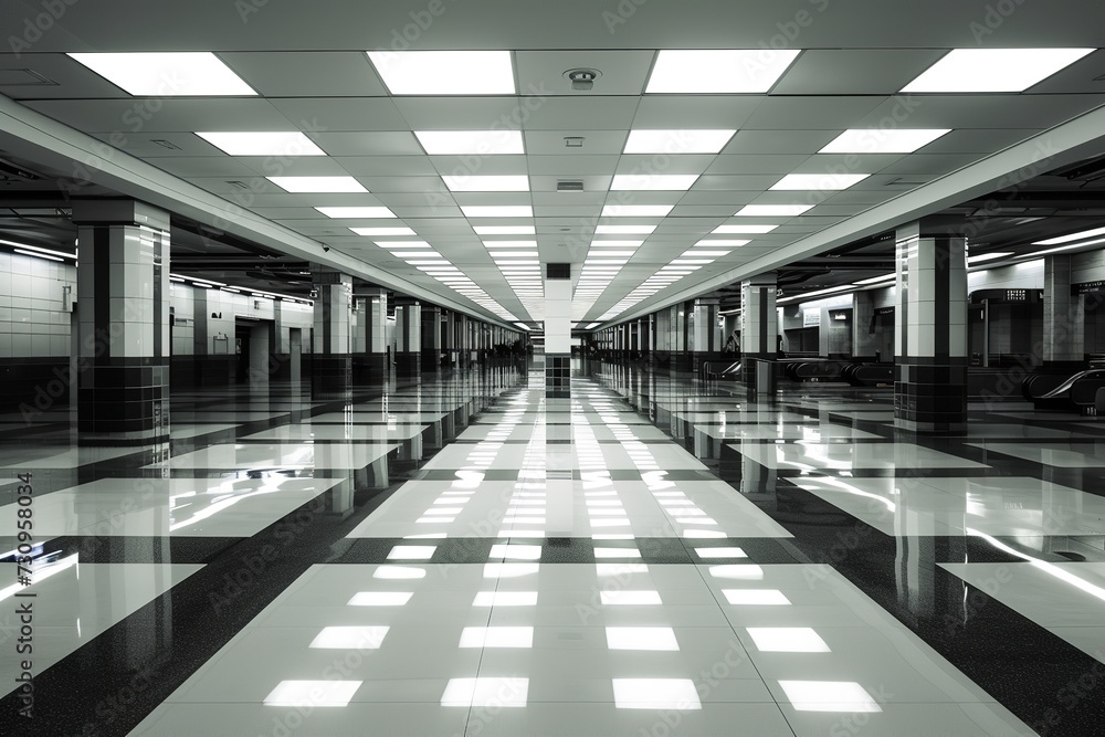 Fototapeta premium corridor in building
