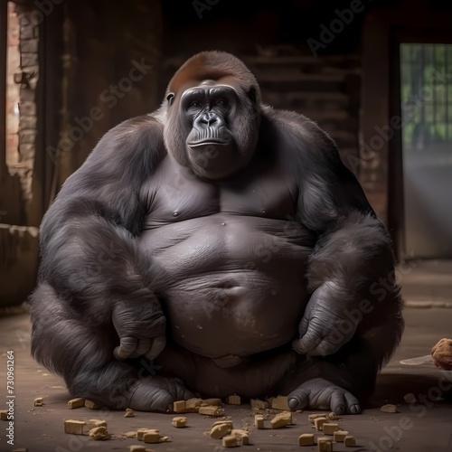Serene Gorilla Portrait