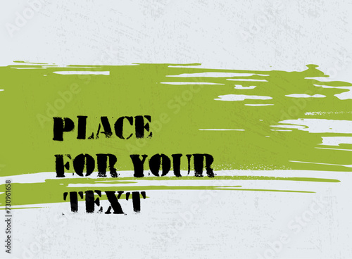 Abstract creative header. Hand Drawn ink texture.