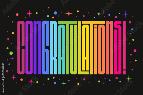 Congratulations banner, card, poster, printable, logo, word, text, wishes message for graduates, success, winner, business, wedding, anniversary, job, students, exam, engagement, baby shower, new baby