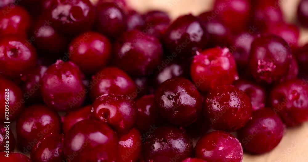 ripe frozen red cherries, frozen berries of red ripe cherries ripe frozen red cherries, frozen berries of red ripe cherries