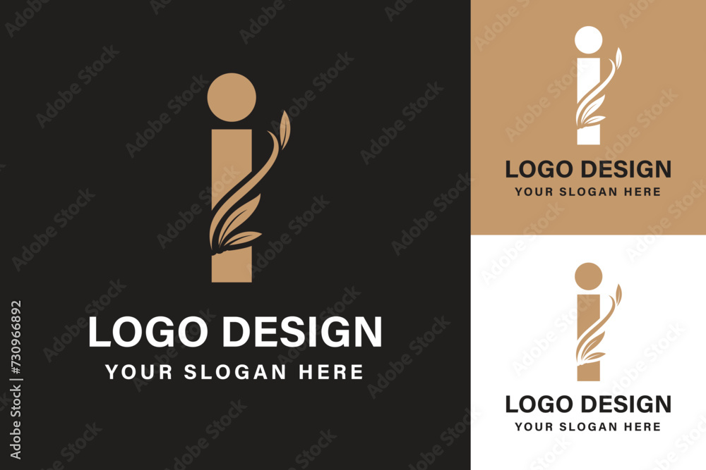 The vector of I alphabet logo design collections for business The vector of I alphabet logo design collections for business