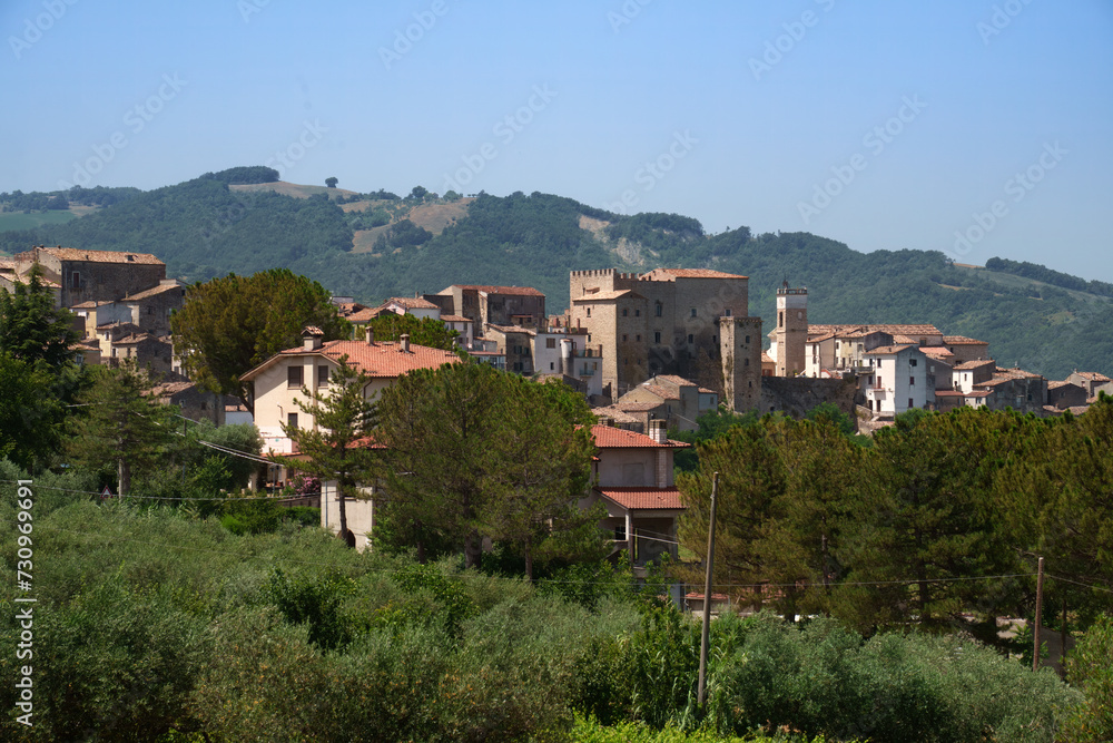 Gambatesa, old village in Molise, Italy