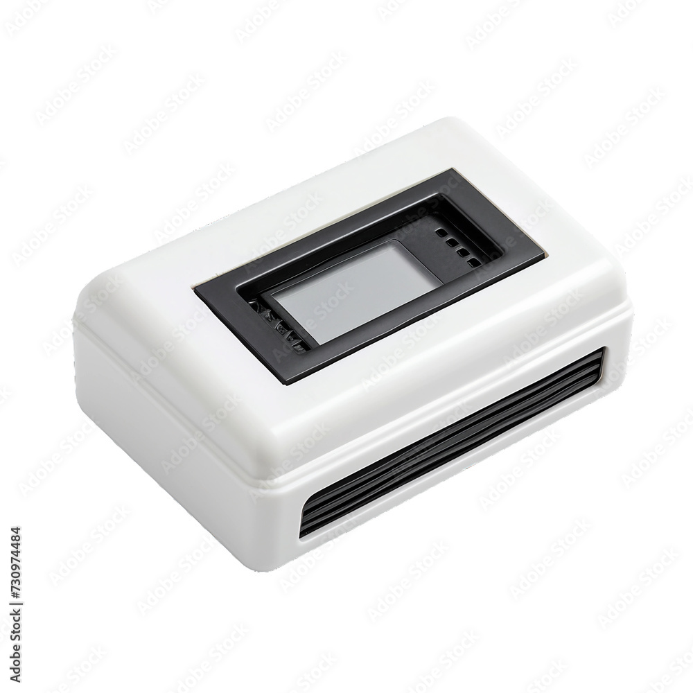 Fototapeta premium Ambient temperature sensor, transparent background, isolated image, generative AI