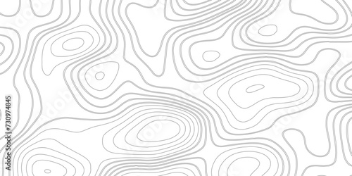 Abstract topographic Contour Map Subtle White Vector Background . Blank Detailed topographic patter line map background .Topographic Map Of wild west Abstract Vector Background. 