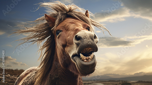 Funny horse.
