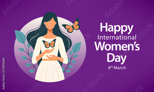 International Women's Day is celebrated  on the 8th of March annually around the world. It is a focal point in the movement for women's rights. Vector illustration design.
