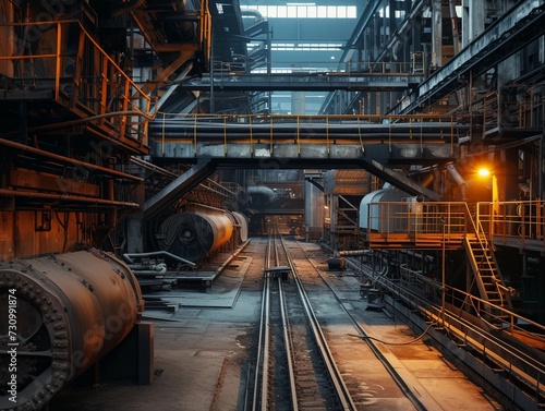 Industrial Might  Metallurgical Plant Exterior