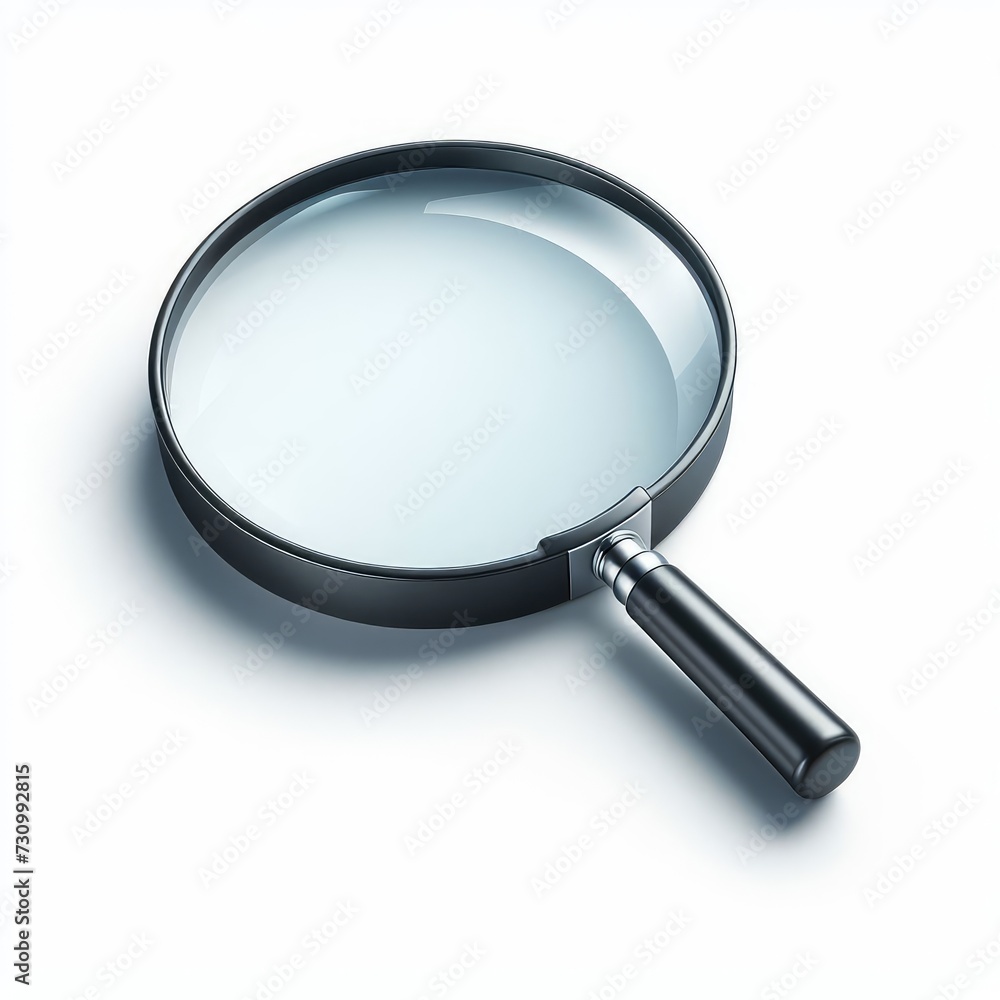magnifying glass isolated on white background magnifying glass isolated on white background