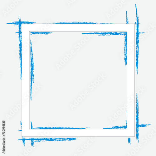 Rahmen blau