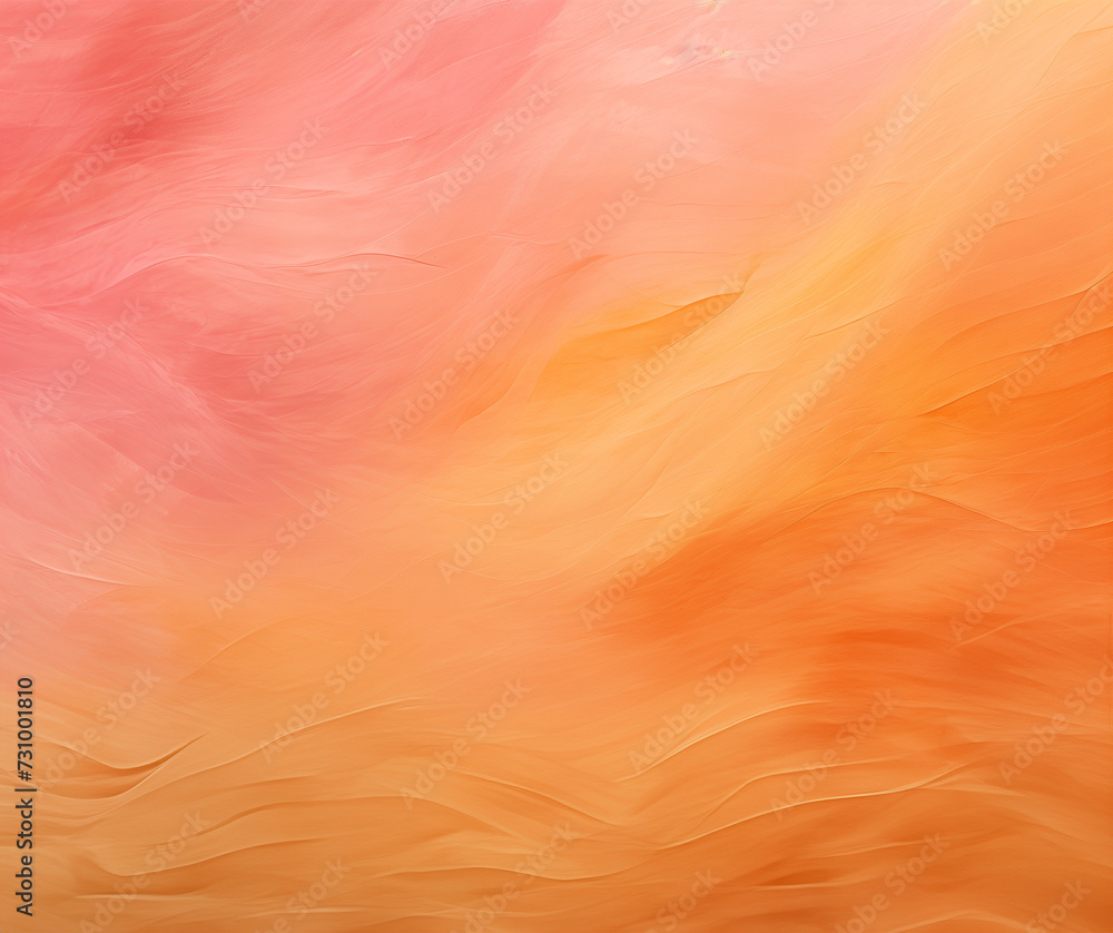 Abstract pink and orange background, texture of paint, GenerativeAI, soft abstract wallpaper