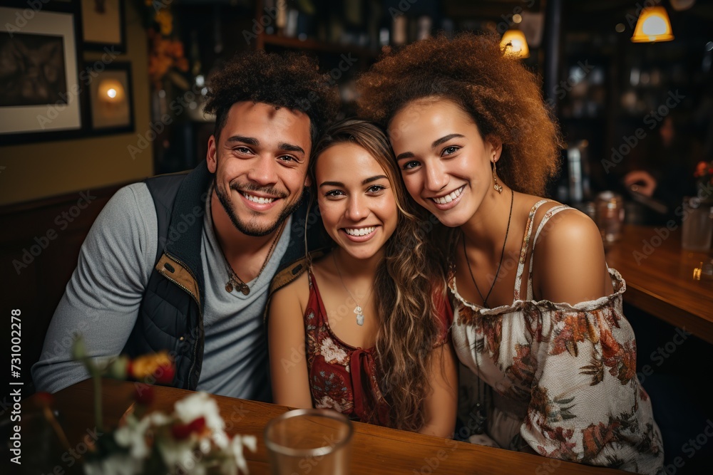 Diversity happy group of friends taking selfie. Diversity happy group of friends taking selfie.