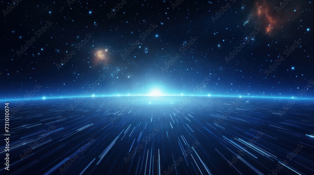 Abstract Particle Moving In The Sci-fi Space Wallpaper, Background Abstract Particle Moving In The Sci-fi Space Wallpaper, Background