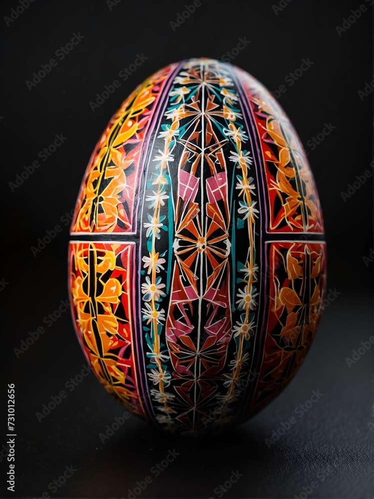 Pisanky on a wooden table. Easter eggs on a wooden table. Painted eggs for Easter holidays. Pisanky on a wooden table. Easter eggs on a wooden table. Painted eggs for Easter holidays.
