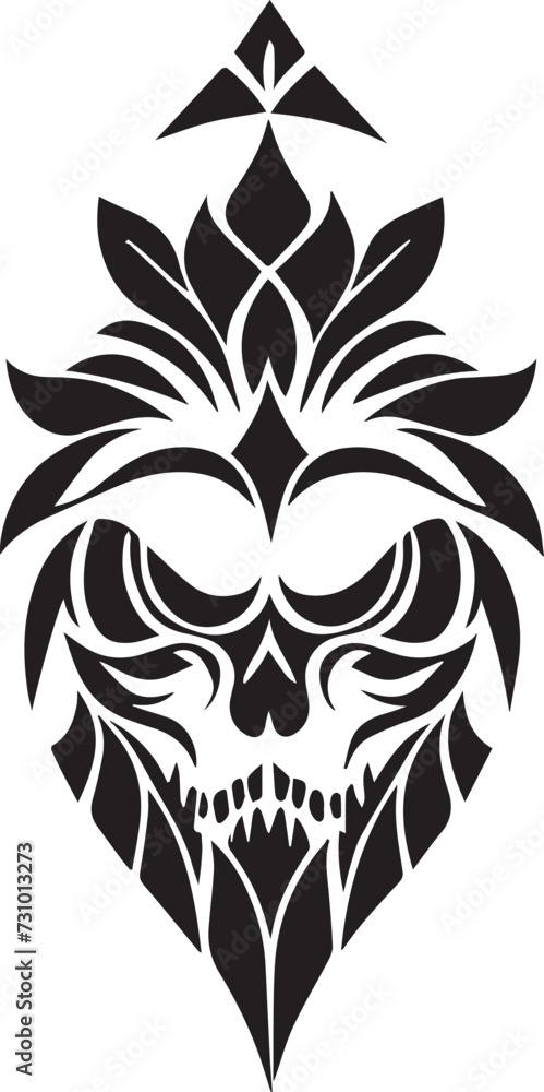 Fototapeta premium Drawing A Simple Tattoo Design