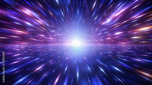Abstract Particle Moving In The Sci-fi Space Wallpaper, Background