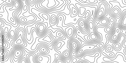 Abstract white topography vector background. Topographic map. Geographic mountain relief. counter map wavy line paper textrue. grid curve line abstract vector illustration . 