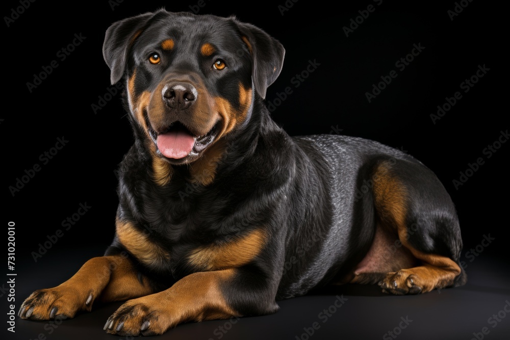 rottweiler dog clipart