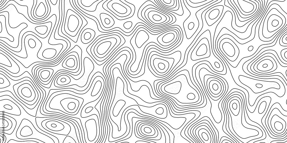  abstract white wave paper curved reliefs background. Topography map pattern, Geographic curved, vector illustration. seamless textrue, vintage waves. Panorama view multicolor wave curve line.