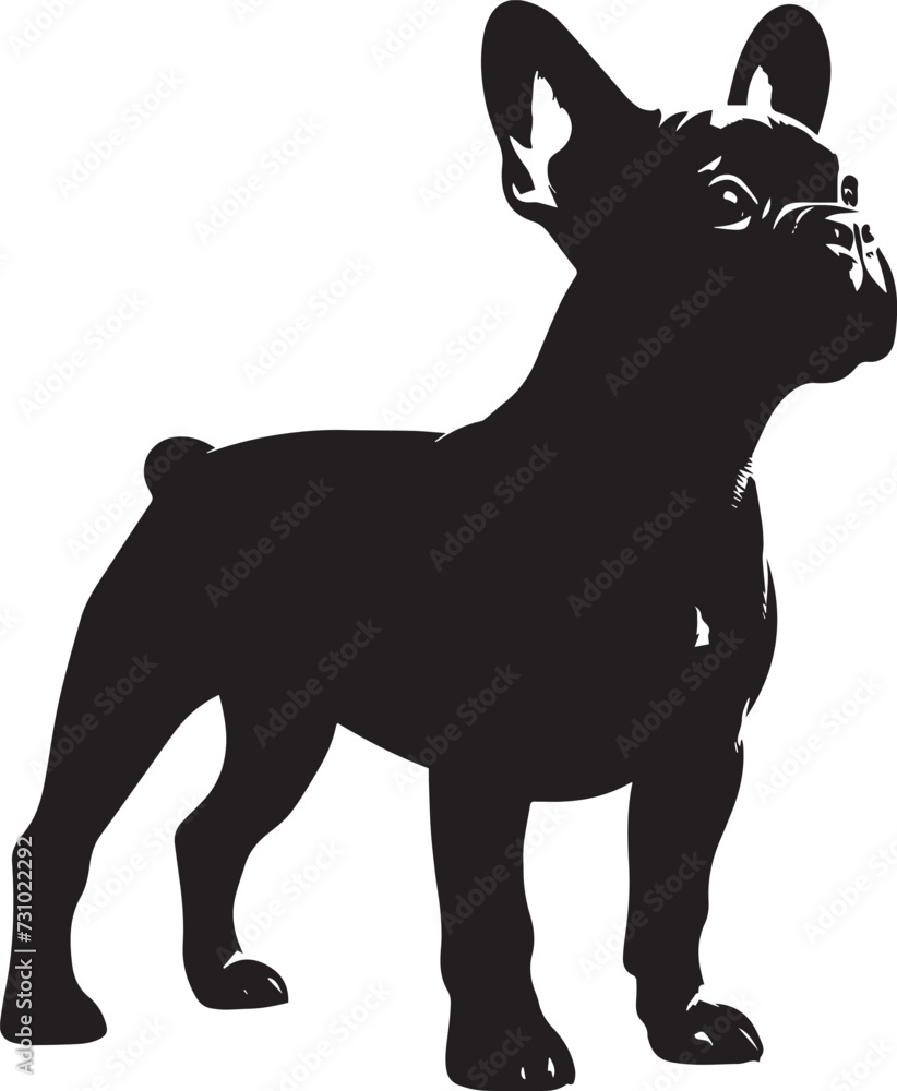 Bull Dog Silhouette