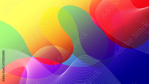 Colorful abstract rainbow gradient background