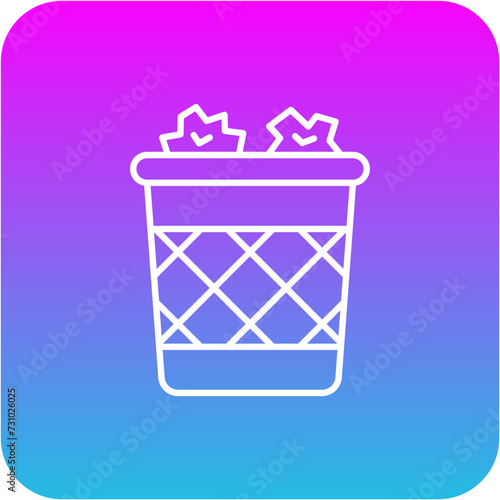 Paper Bin Icon