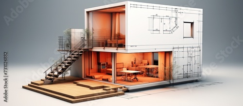 representation of a small home design.