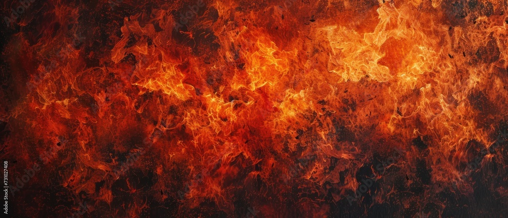 Dark red fire painted texture, abstract red fire and smoke background design