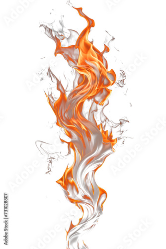 High-Resolution Realistic Flame Isolated on Transparent Background - PNG Image