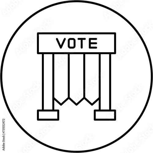Voting Booth Icon