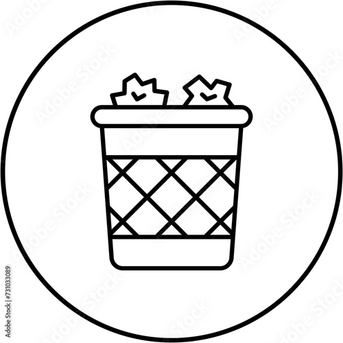 Paper Bin Icon
