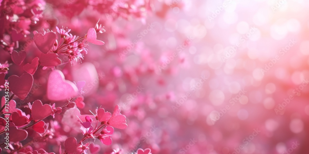 pink hearts Valentine's Day abstract background pink hearts Valentine's Day abstract background