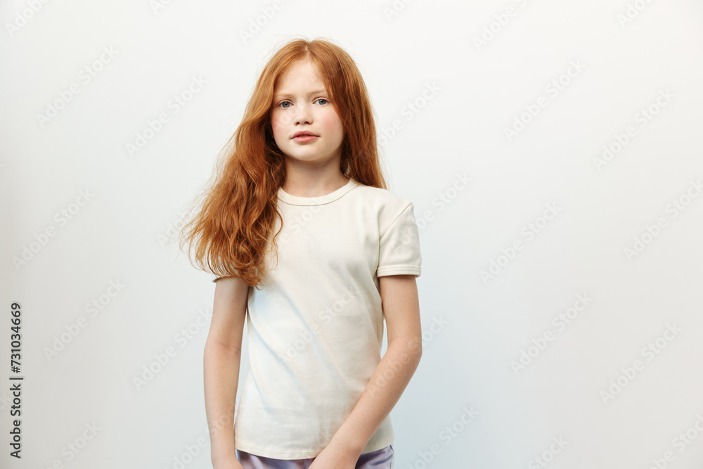 Young little girl face caucasian children pretty childhood female person cute expression portrait Young little girl face caucasian children pretty childhood female person cute expression portrait