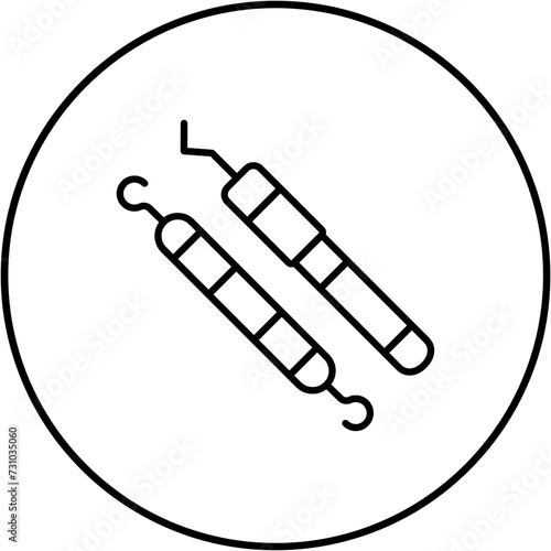Dental Probe Icon