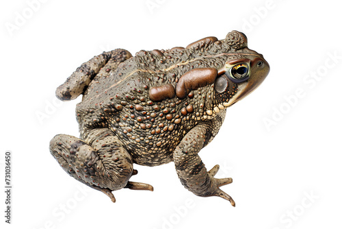 Toad on isolated background