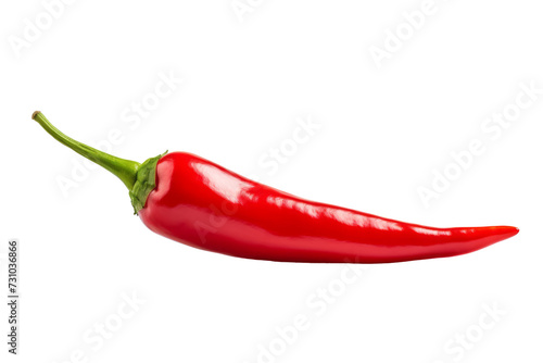 Spicy Red Chili Pepper Isolated on Transparent Background - High-Resolution PNG Image