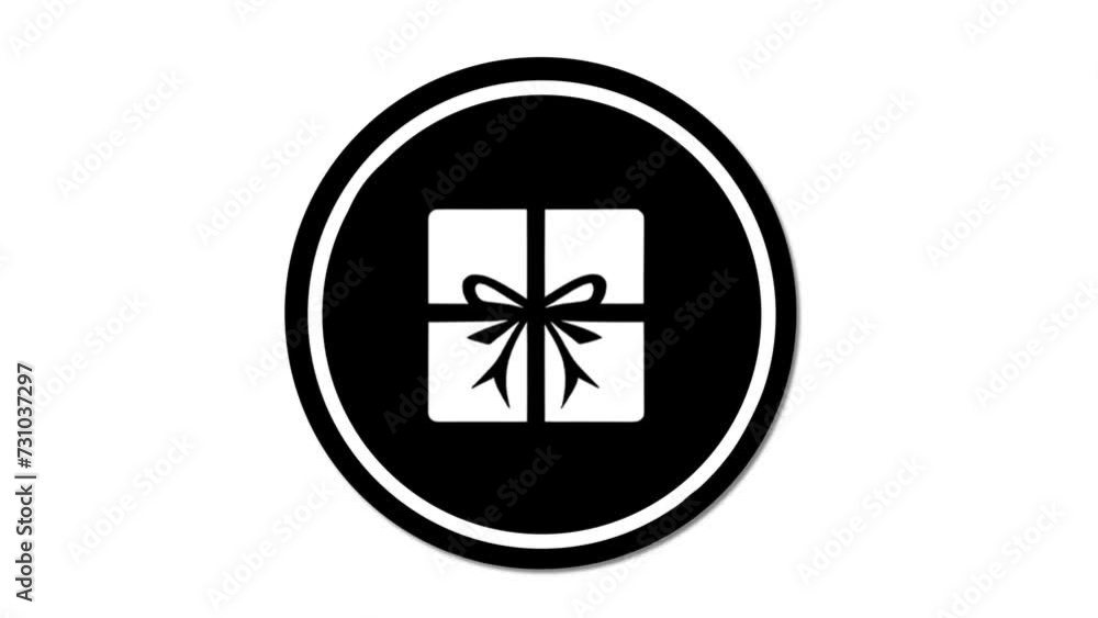Gift Box Icon of nice animated for your videos easy to use with Transparent Background Gift Box Icon of nice animated for your videos easy to use with Transparent Background