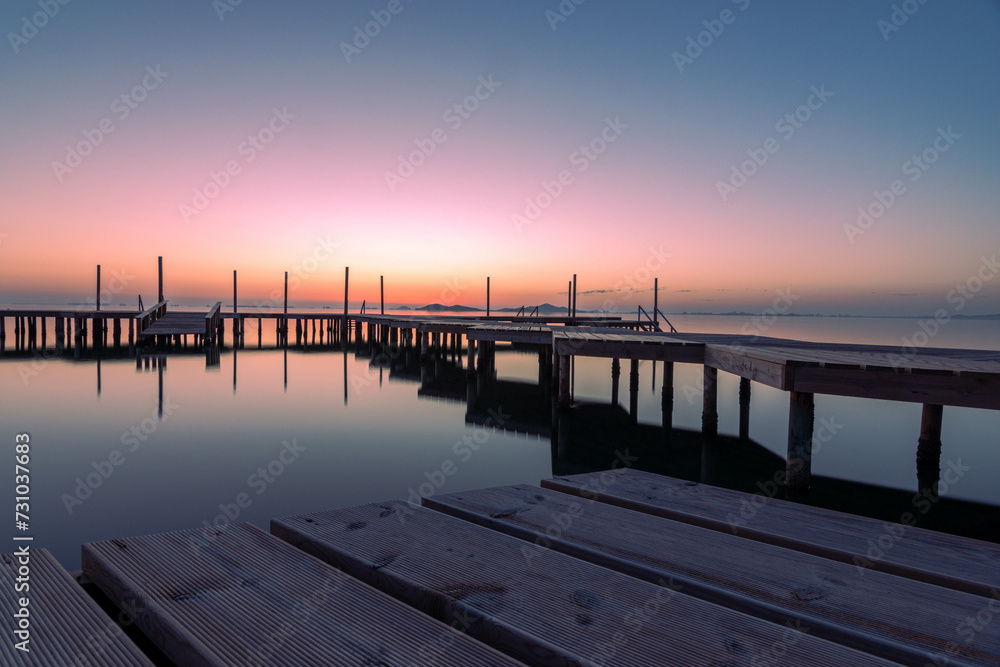 Obraz premium Amanecer geometrico