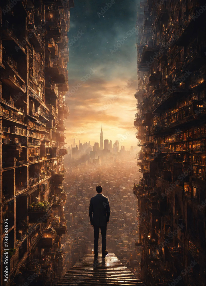 Fototapeta premium seeing the city