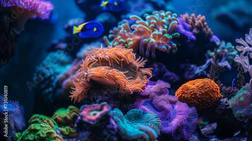 Beautiful coral reef under the sea © Natalina