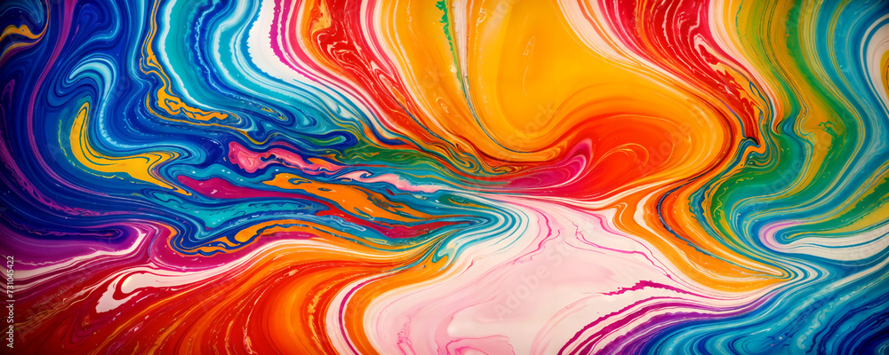 Bright colorful trendy paint paint background texture