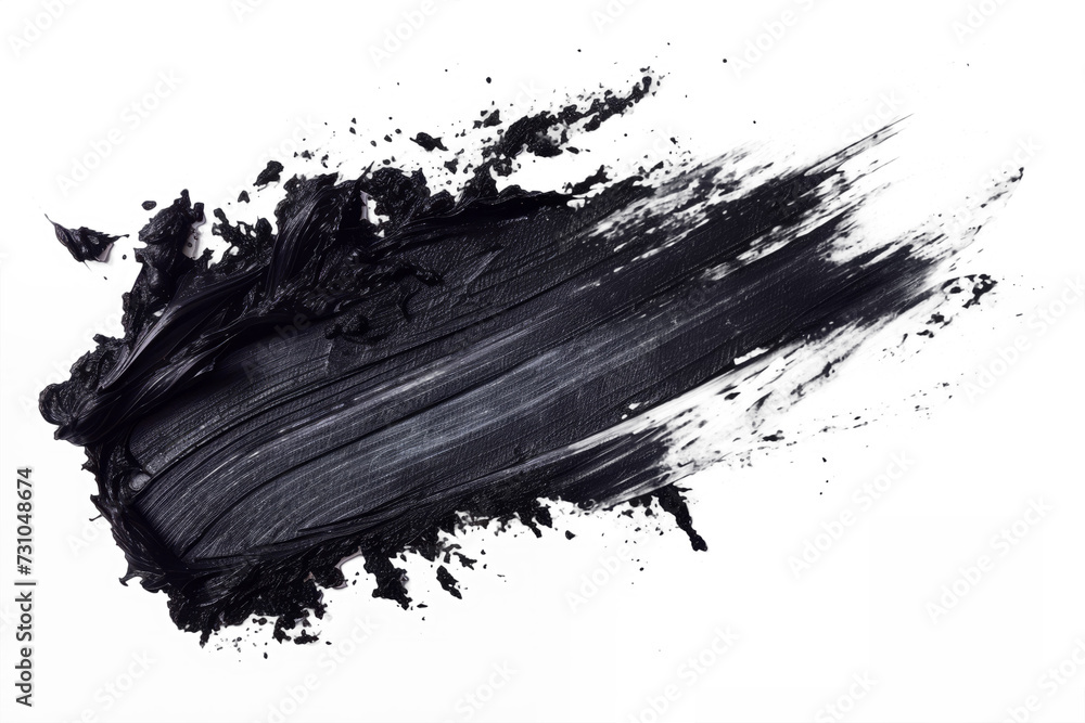 distressed brush strokes resembling burnt charcoal lines, offering a smoky and dramatic effect.
