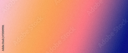 Warm to Cool Gradient Background with Noise for Copy Space
